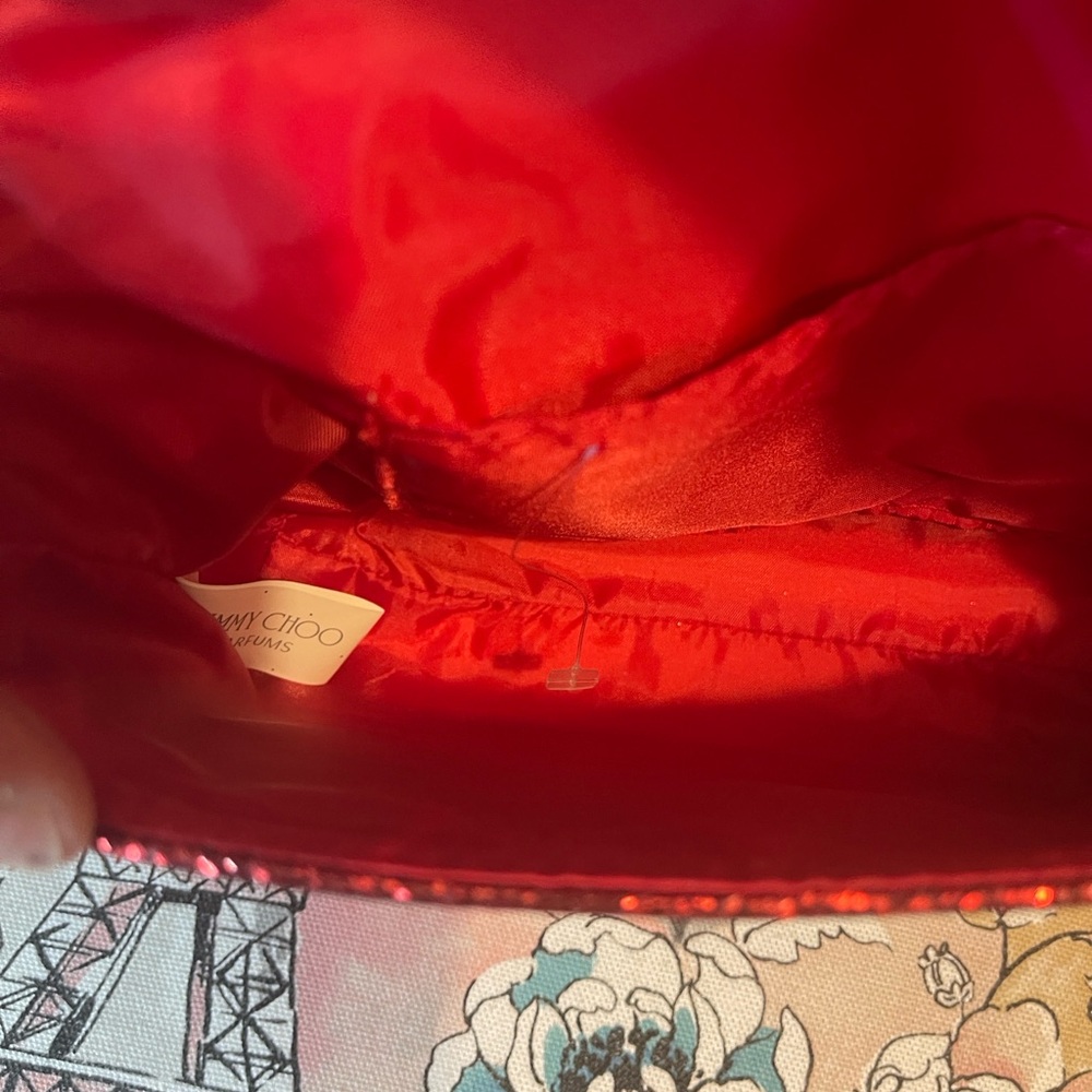 Jimmy Choo Sparkling Red Crossbody Bag - Picture 7 of 9